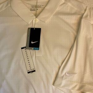 Men’s White XL Nike Dri-Fit Golf Polo